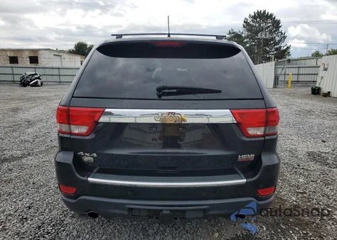 2012 Jeep Grand Cherokee Overland из США, поврежденный, VIN 1C4RJFCTXCC182418